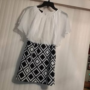 Black/white dress by Ally B.  size 12